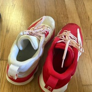 Nike Red White Basketball Shoes